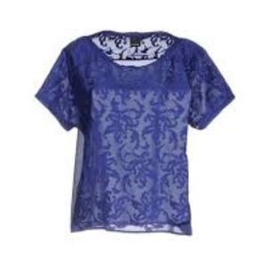 New with tags. Pinko Blue Blouse. Size S